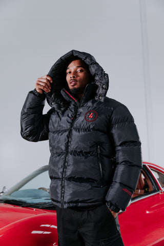 VANTAGE JACKET - BLACK/RED