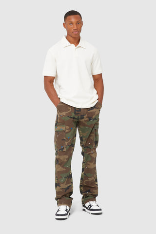 GENERAL CARGO FLARE PANT - CAMO