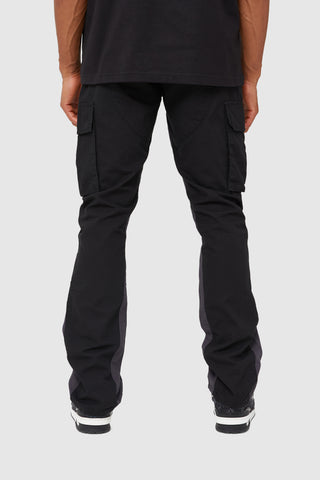 GENERAL CARGO FLARE PANT - BLACK