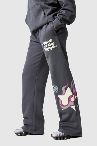 Womens Shoot For The Stars Tracksuit - Volcano Grey