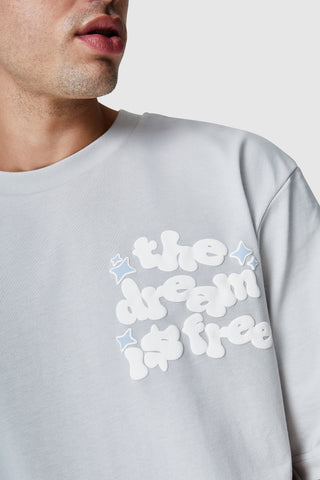 Dream Is Free 2.0 Tee - Light Grey
