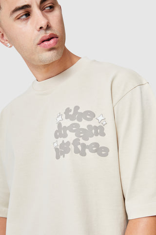 Dream Is Free 2.0 Tee - Earth Taupe