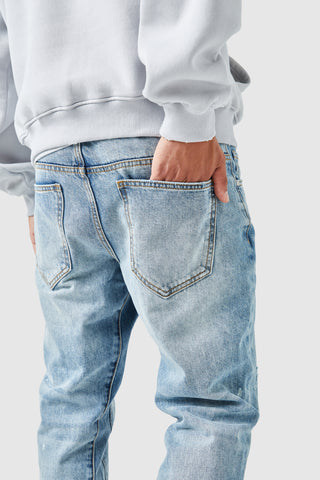 Inferno Jean - Light Blue Stone Wash