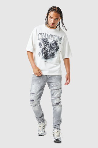 Icon Rings Tee - White