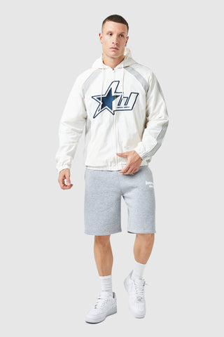 LW Star Windbreaker - White