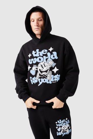 World Is Yours Tracksuit - Black