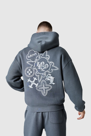 Icon Camo Tracksuit - Graphite Grey