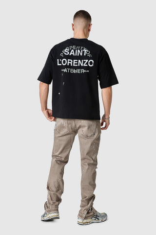 St Lorenzo Painter Tee 2.0 - Black