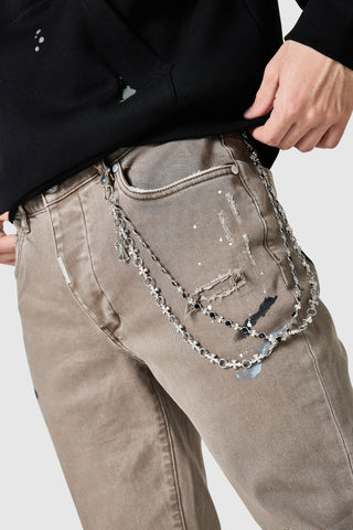 Enzo Painter Jean - Washed Taupe