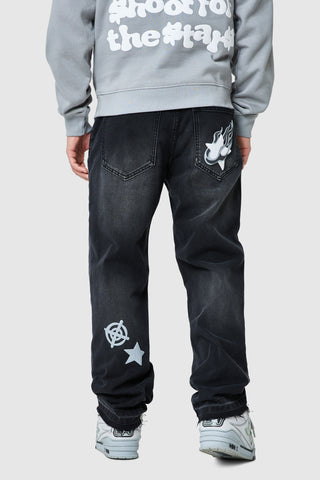 Shoot For The Stars Jean - Black