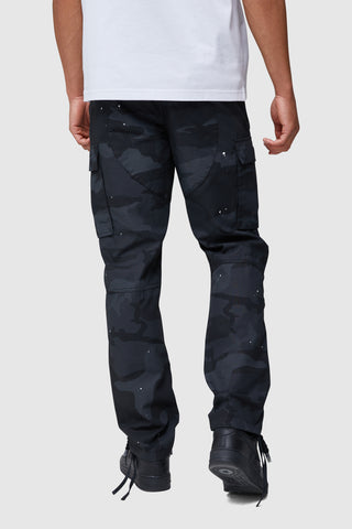 VOLANTE CARGO PANT - BLACK CAMO