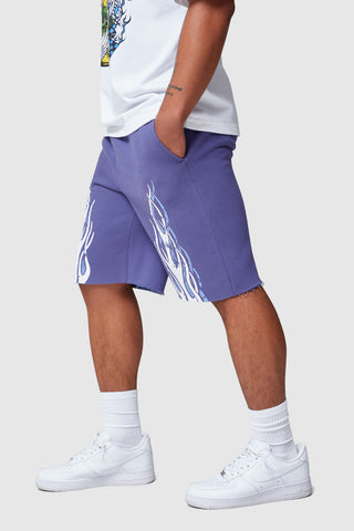 FLAMES SHORT - BLUE