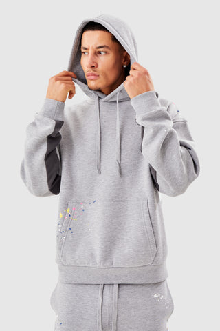 PAINT SMEAR TRACKSUIT - GREY