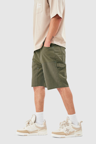 CANVAS SHORT - KHAKI