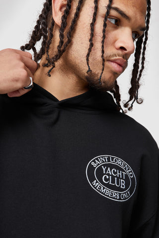 YACHT CLUB HOOD - BLACK