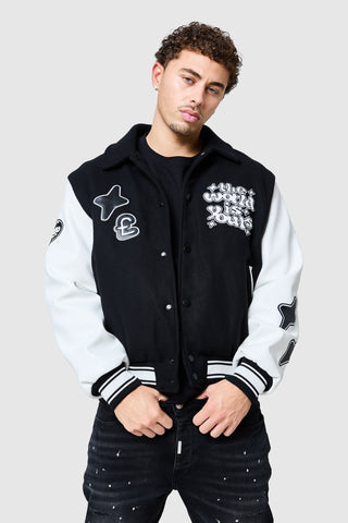 World Is Yours Varsity - Black/Off White