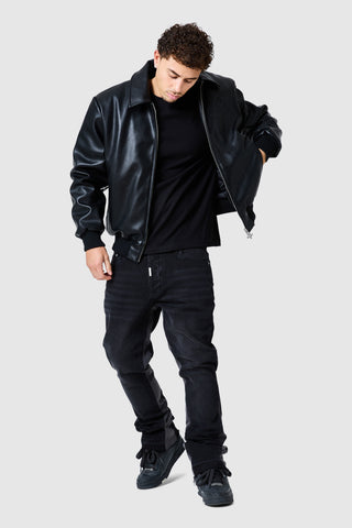 Icon Pu Jacket - Black