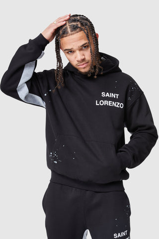 SAINT PANEL HOOD - BLACK