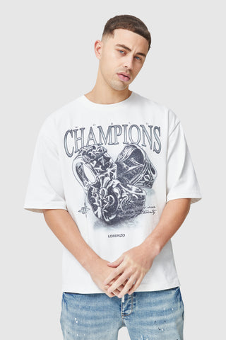 Icon Rings Tee - White