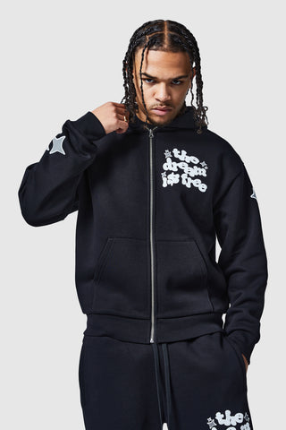 Dream Is Free 2.0 Zip Hood - Black