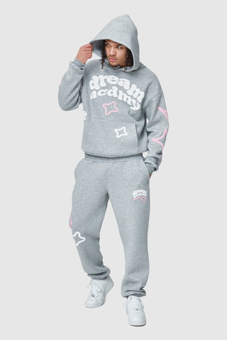Dream Acdmy Hood - Grey Marl