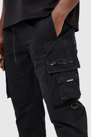 CONQUER CARGO PANT - BLACK