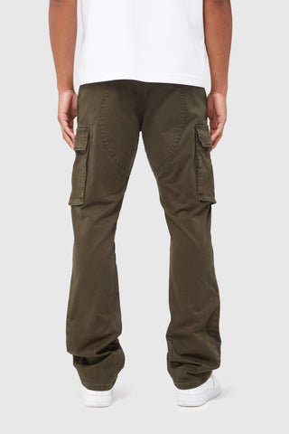 NOMAD CARGO FLARE PANT - KHAKI