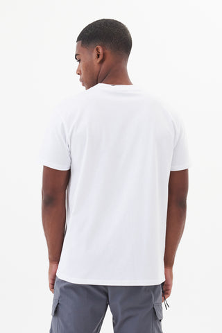 RAPIDE TEE - WHITE/BLUE