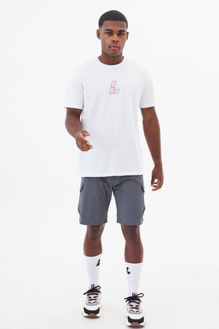 VANQUISH TEE - WHITE/PINK